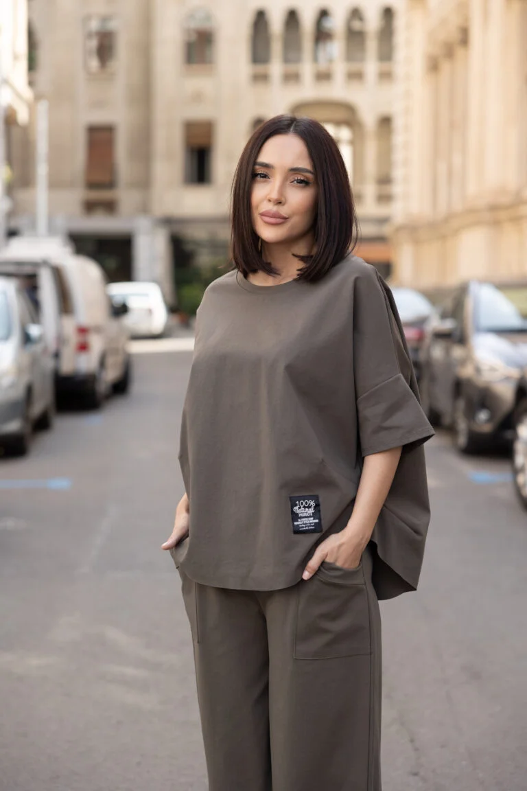 Compleu dama trening sport pantaloni si bluza - PREMIUM COTTON Comfy [3]