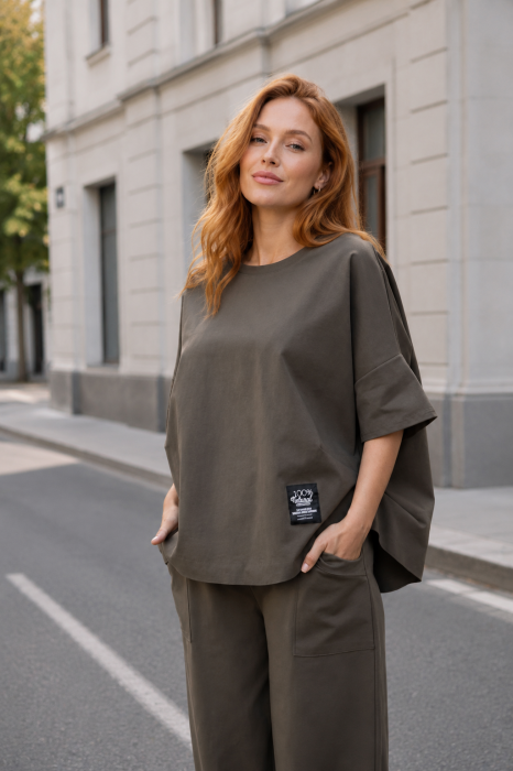 Compleu dama trening sport pantaloni si bluza - PREMIUM COTTON Comfy [6]