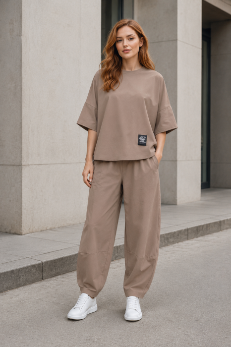 Compleu dama trening sport pantaloni si bluza - PREMIUM COTTON Comfy [8]