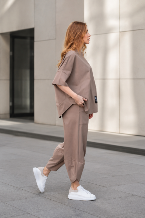 Compleu dama trening sport pantaloni si bluza - PREMIUM COTTON Comfy [10]