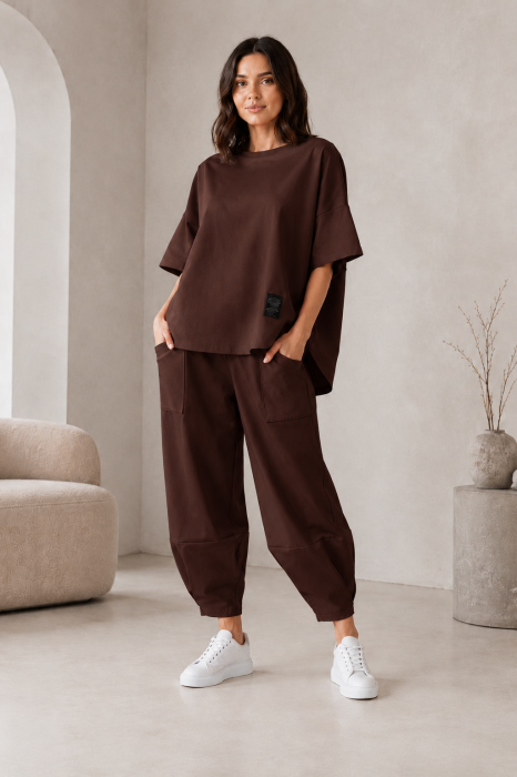 Compleu dama trening sport pantaloni si bluza - PREMIUM COTTON Comfy [26]