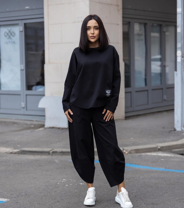 Compleu sport oversized din bumbac PREMIUM COMFY – universal, Italia [4]