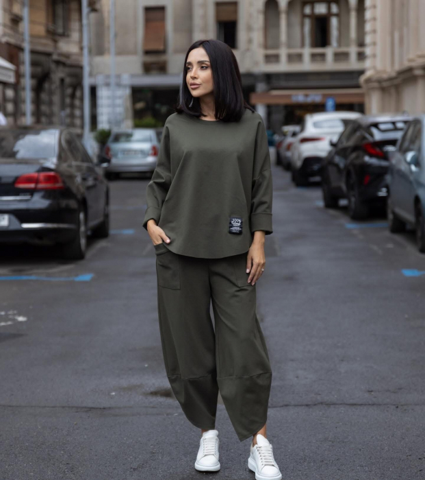 Compleu sport oversized din bumbac PREMIUM COMFY – universal, Italia [6]