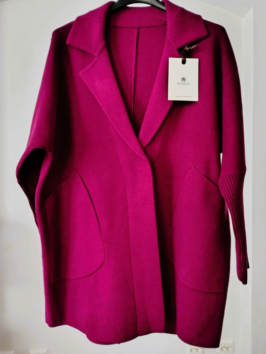 Jacheta Dama Cardigan cu Buzunare Laterale [4]