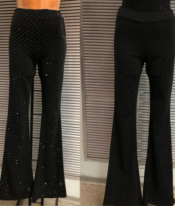 Pantaloni Dama Lycra cu Strasuri - Glamour - CHD1 [4]