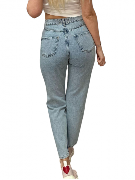 Pantaloni dama denim cu strasuri - Sony [3]