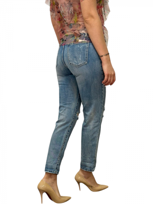 Pantaloni dama denim taieturi - AdOro [4]