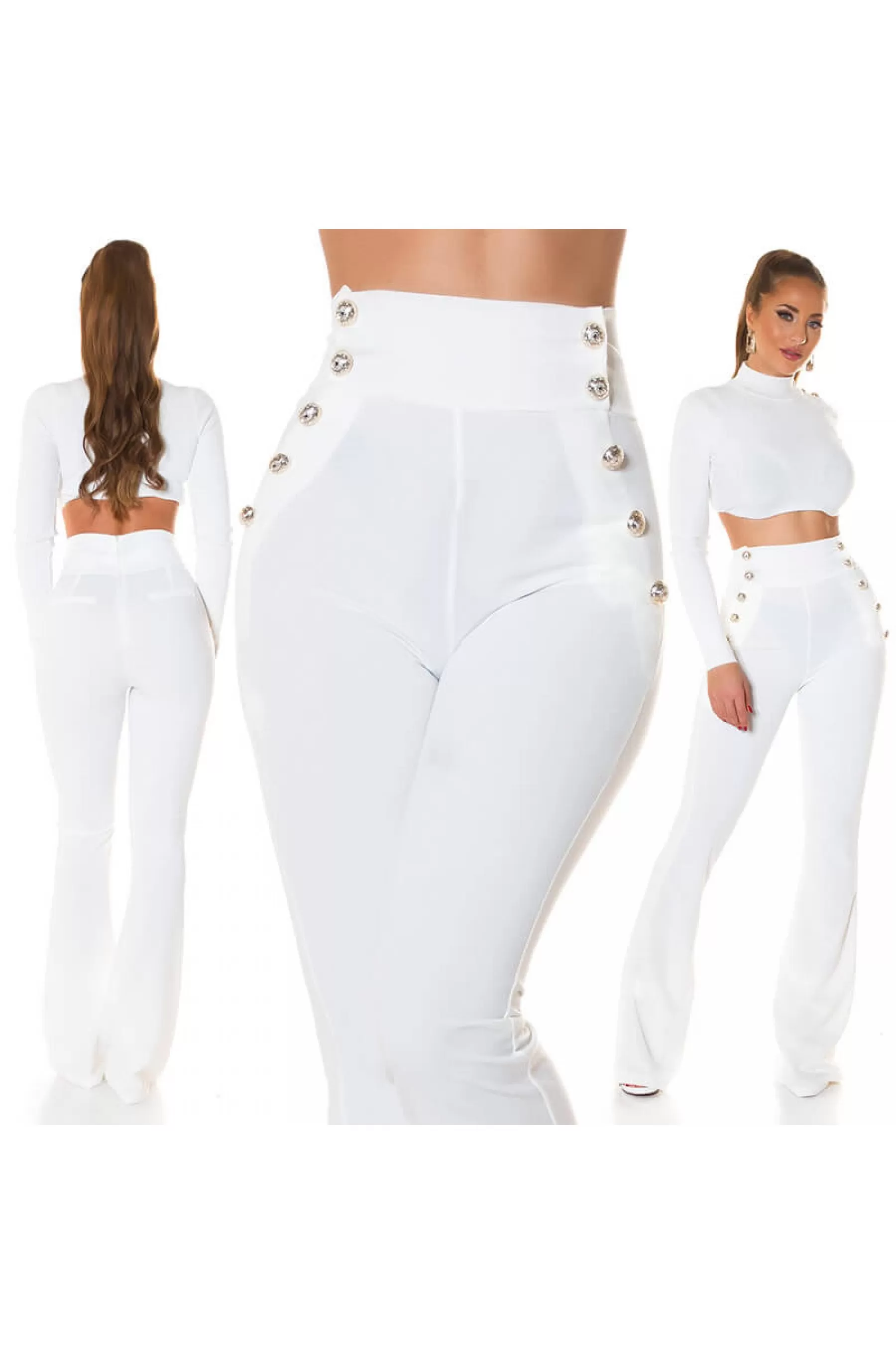 Pantaloni dama evazati Louise [4]