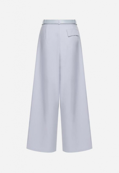 Pantaloni dama evazati si talie inalta - Naoko - bleu [7]