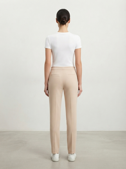 Pantaloni dama Karolin  conici  cu talie inalta si croi elegant [3]