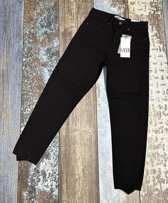 Pantaloni lungi denim - Blugi Karol Conici [1]