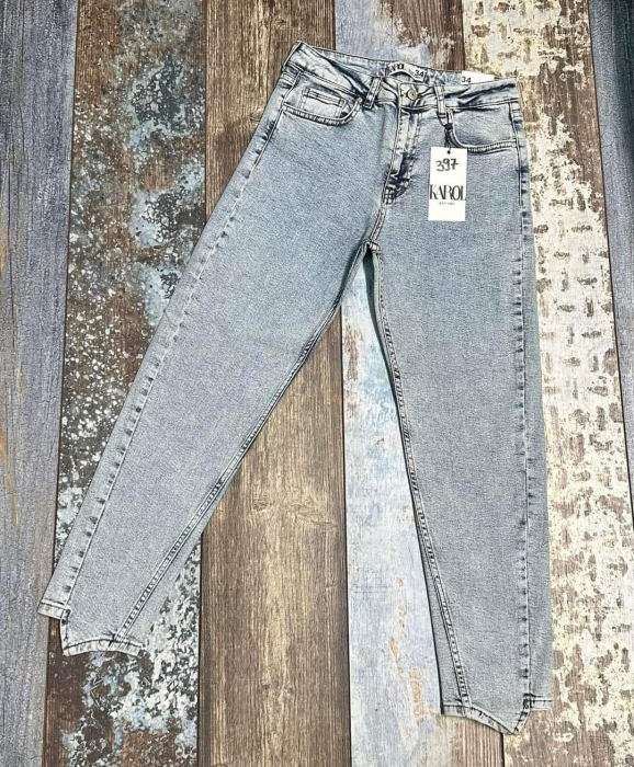 Pantaloni lungi denim - Blugi Karol Conici [1]