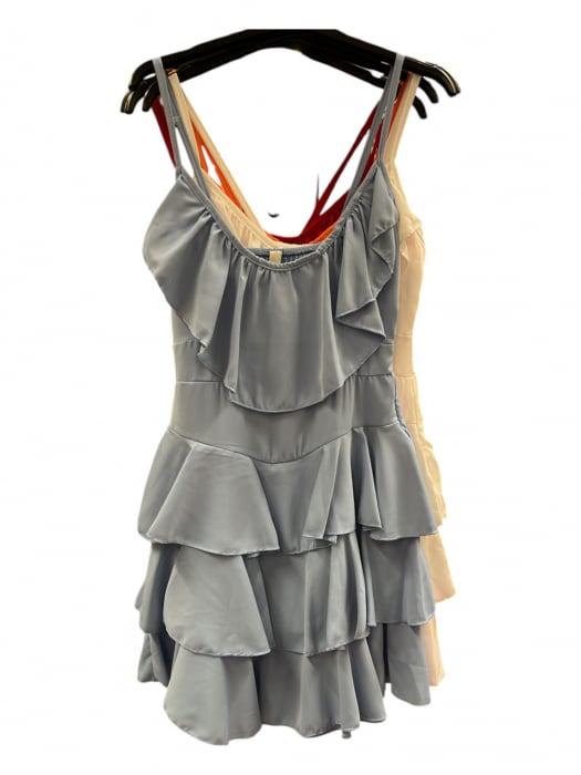 Rochie cu volane, decolteu adanc, marime universala, diverse culori - Russian [12]