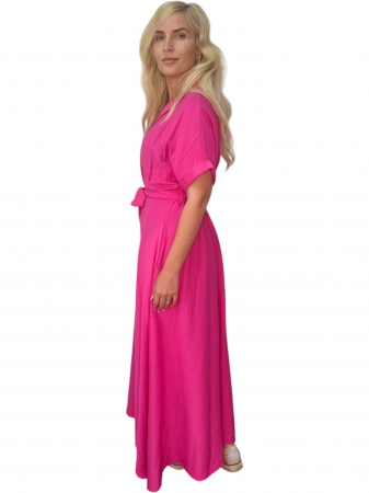 Rochie dama camasa lunga cu cordon - Sophie - Negru [6]