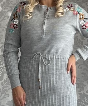 Rochie Dama cu Broderie Florala Raleigh [3]