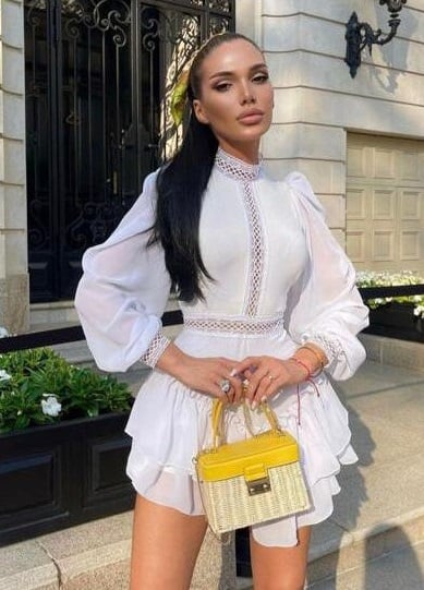 Rochie Dama cu Dantela si Voal - Savine [2]