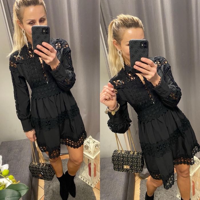 Rochie Dama din Dantela Neagra [2]