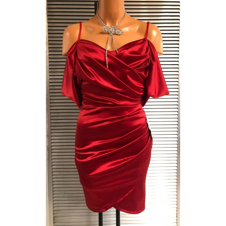 Rochie dama fara maneci cu bretele - Fabbia [2]