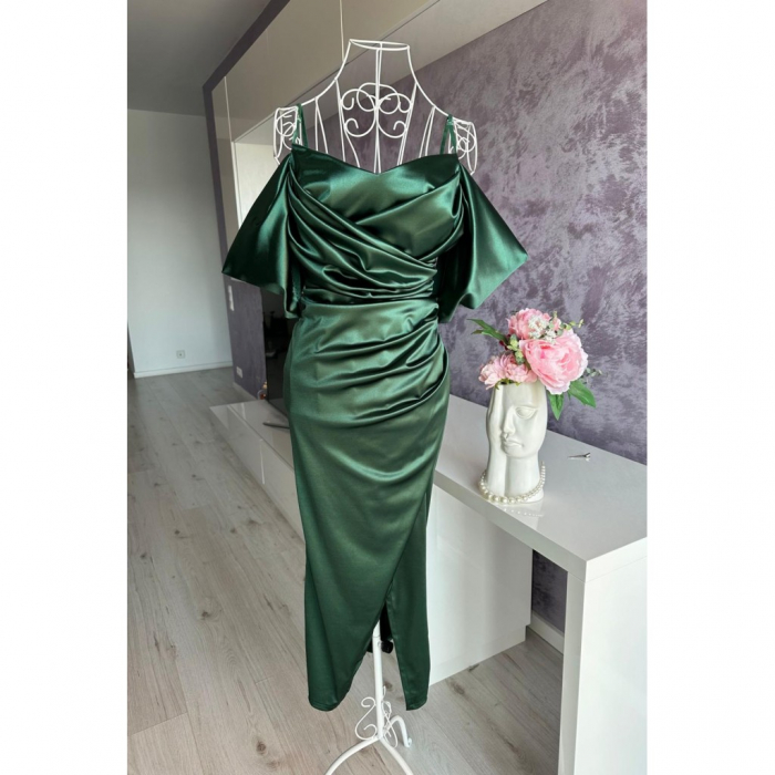 Rochie dama fara maneci cu bretele - Fabbia [2]