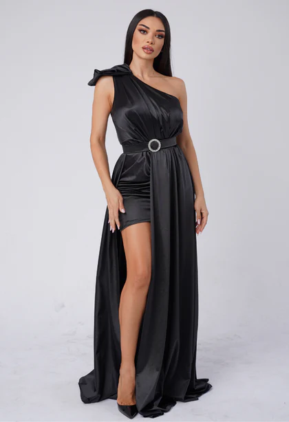 Rochie Dama Satin cu Trena - Clara [4]