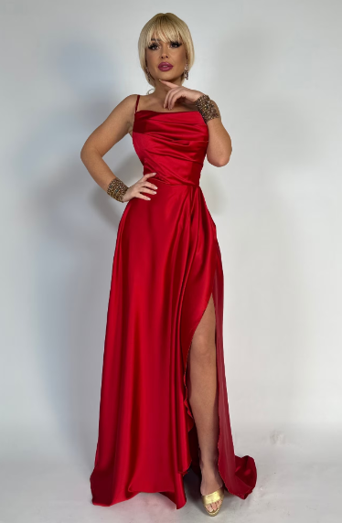 Rochie Dama Satin Lunga - Clara [2]