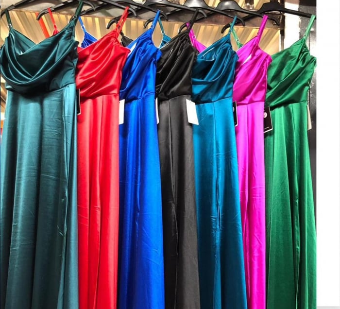 Rochie Dama Satin Lunga - Clara [1]