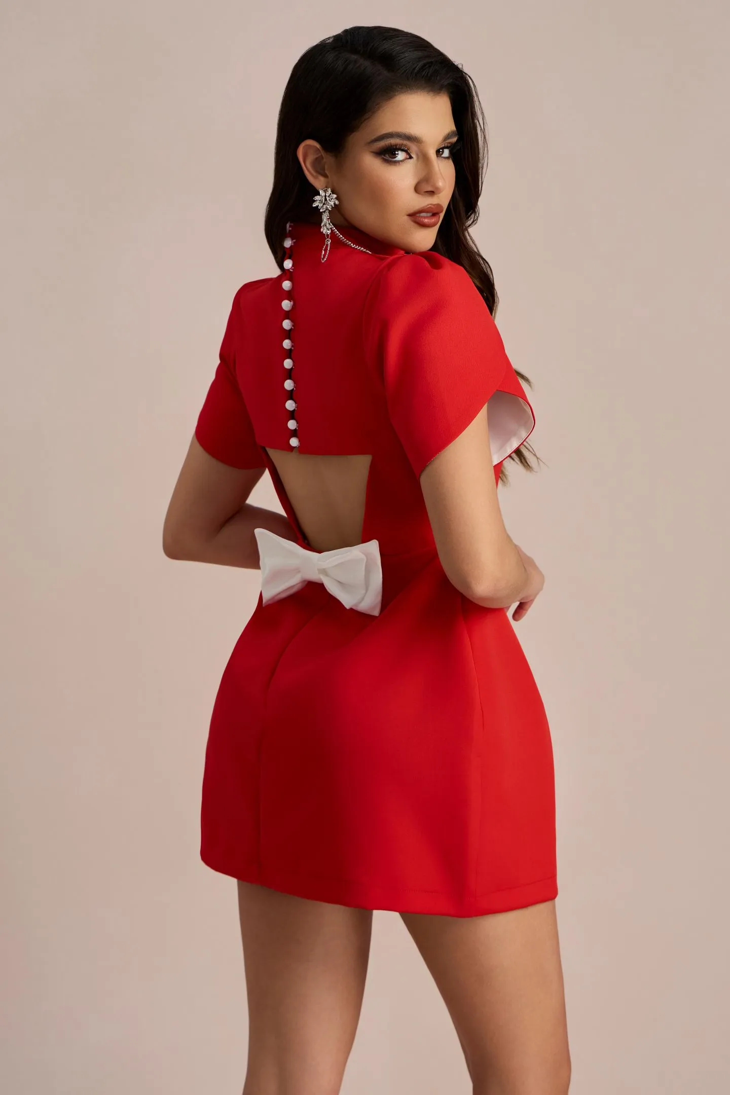 Rochie cocktail Buttons - CHD1 [4]