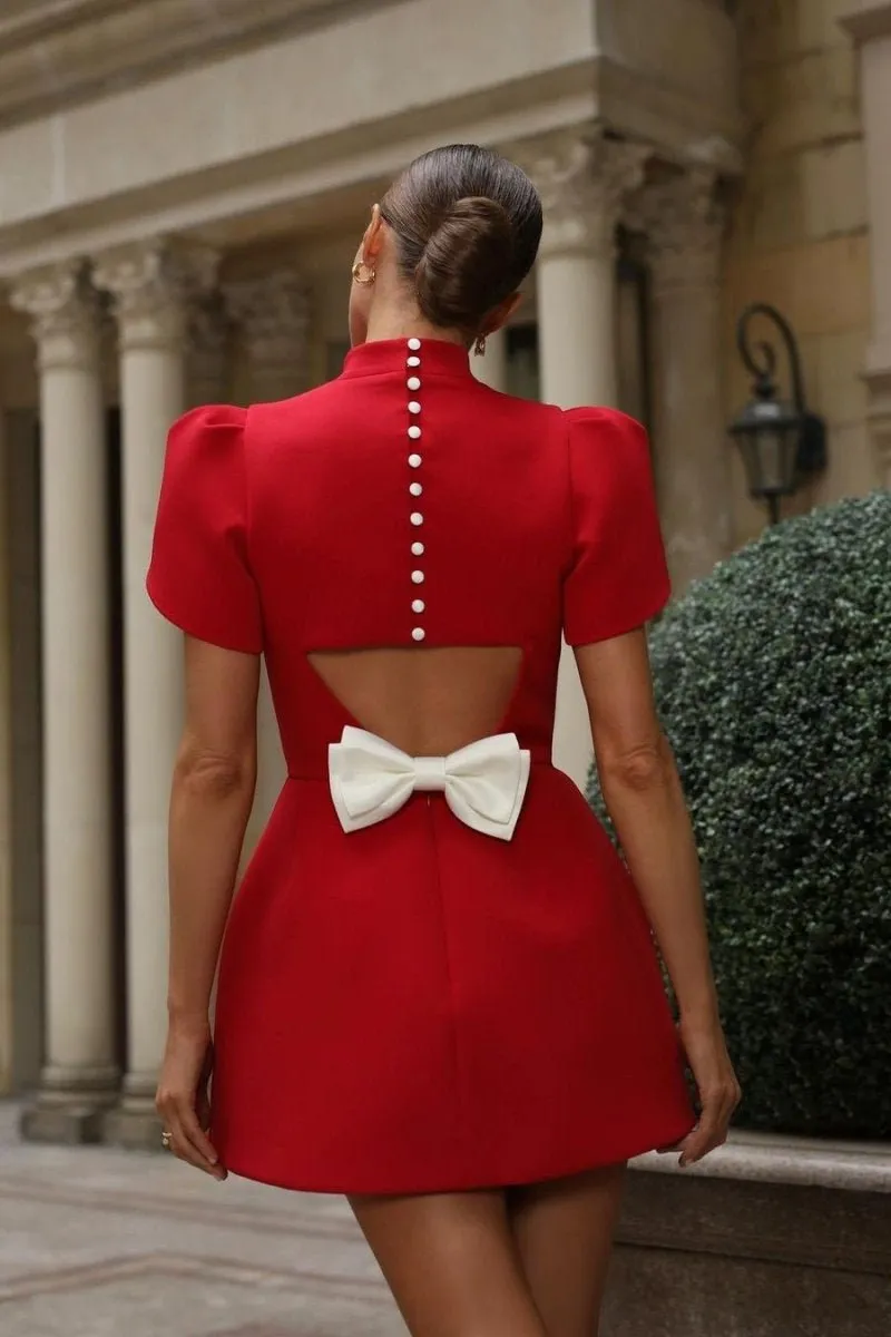 Rochie cocktail Buttons - CHD1 [5]
