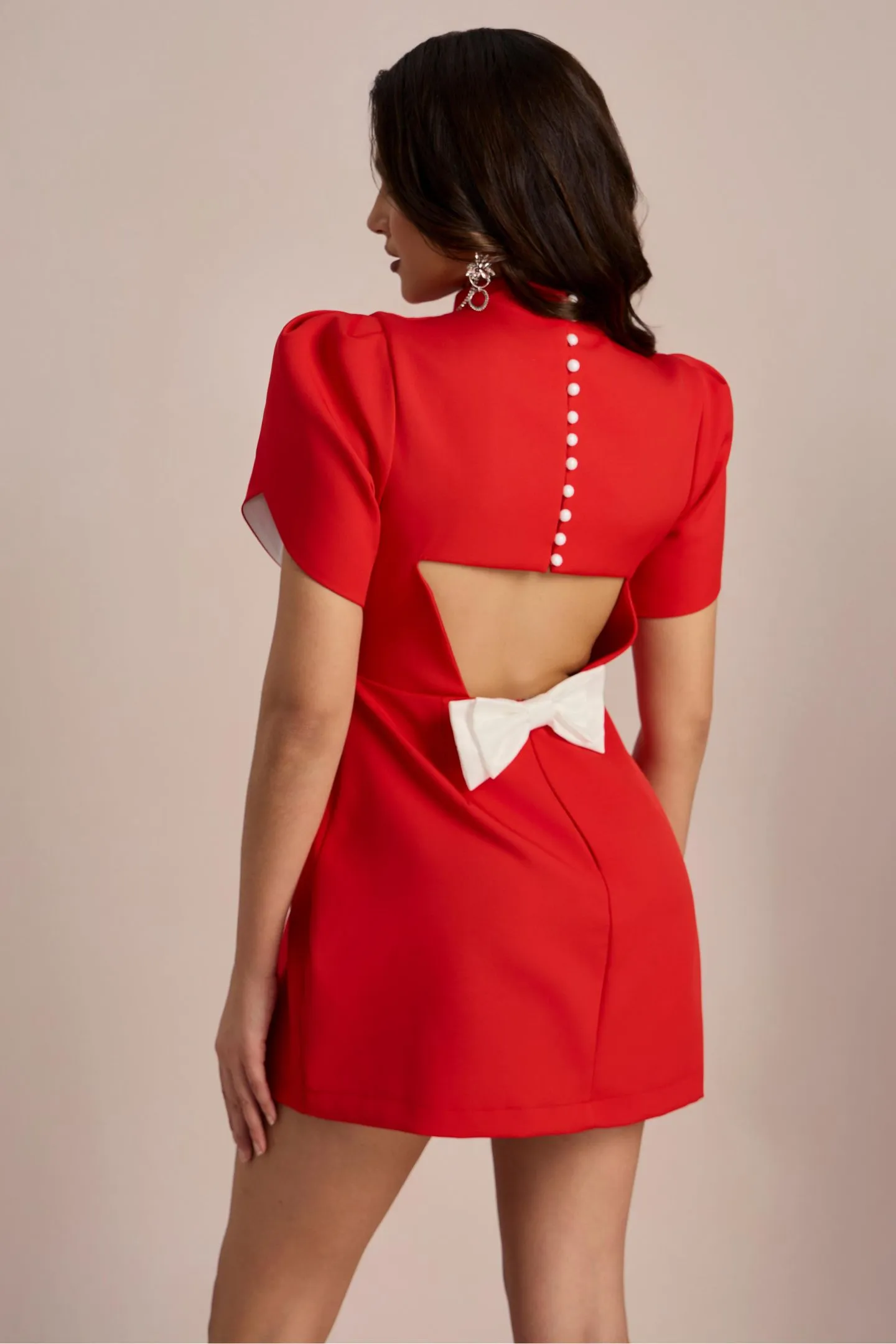 Rochie cocktail Buttons - CHD1 [3]
