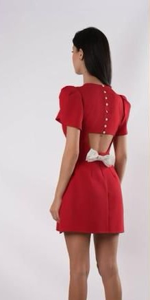 Rochie cocktail Buttons - CHD1 [6]