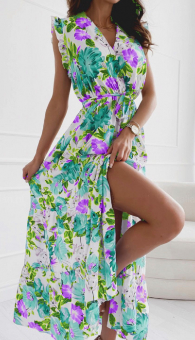 Rochie Lunga Florala - Silvia [1]