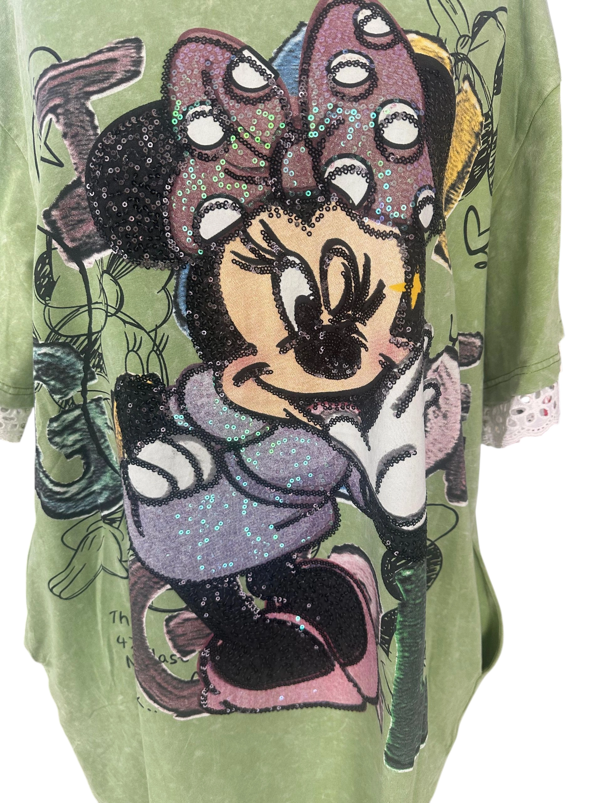 Rochie Oversized Din Bumbac 100% Cu Personaj Animat, Marime Universala, Made in Korea [3]