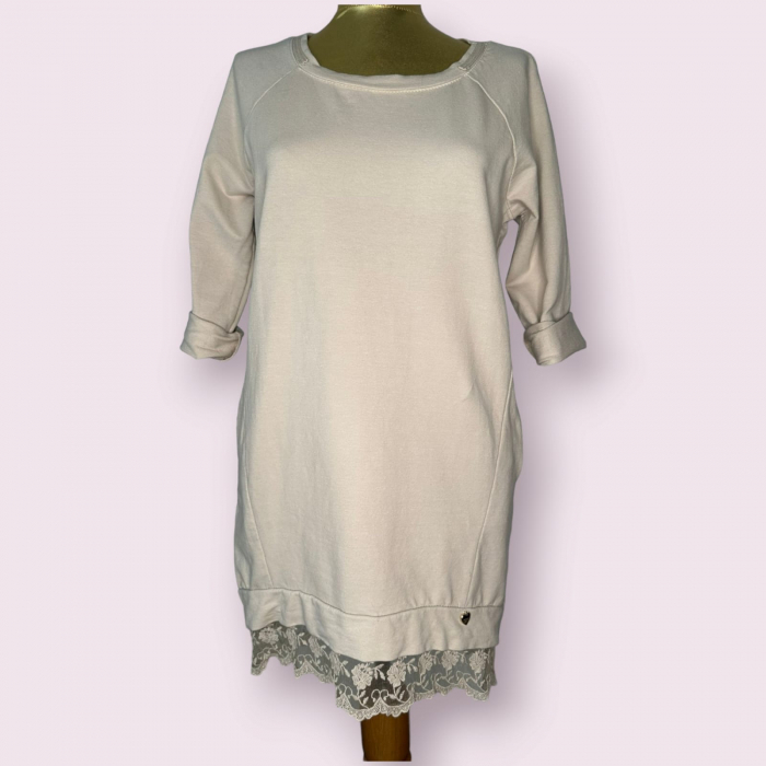 Rochie Sport cu buzunare din bumbac și broderie [4]