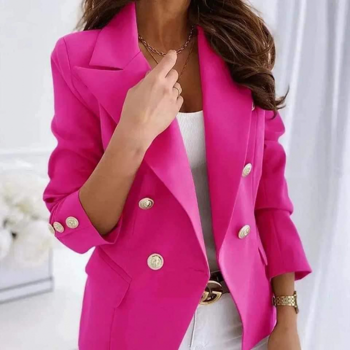 Sacou Elegant Aly cu Nasturi Aurii [4]