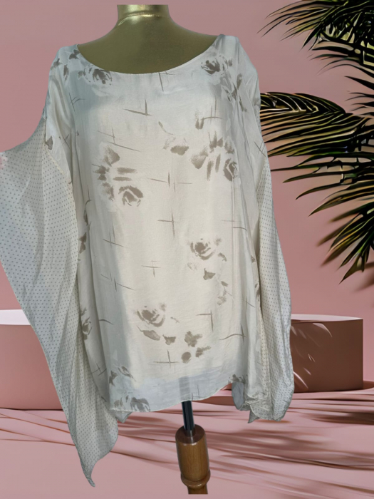 Bluza dama cu aspect de matase - Silky [3]