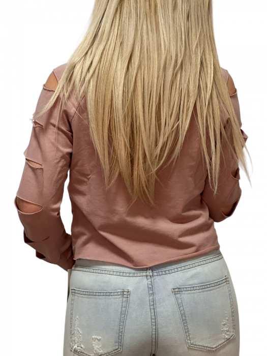 Tricou Dama Decupaje Mâneci - Scissors [7]