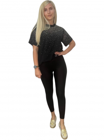 Bluza dama cristale New Zealand 2 - negru [3]