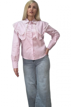 Bluza dama cu volane decorative - ZOE [6]