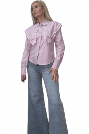 Bluza dama cu volane decorative - ZOE [4]