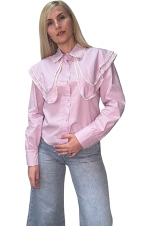 Bluza dama cu volane decorative - ZOE [3]