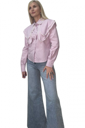 Bluza dama cu volane decorative - ZOE [5]