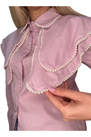 Bluza dama cu volane decorative - ZOE [2]