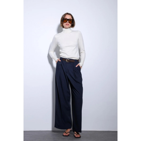 Bluza dama Maleta Tricot Fin, maneca lunga, Nasturi aurii [2]