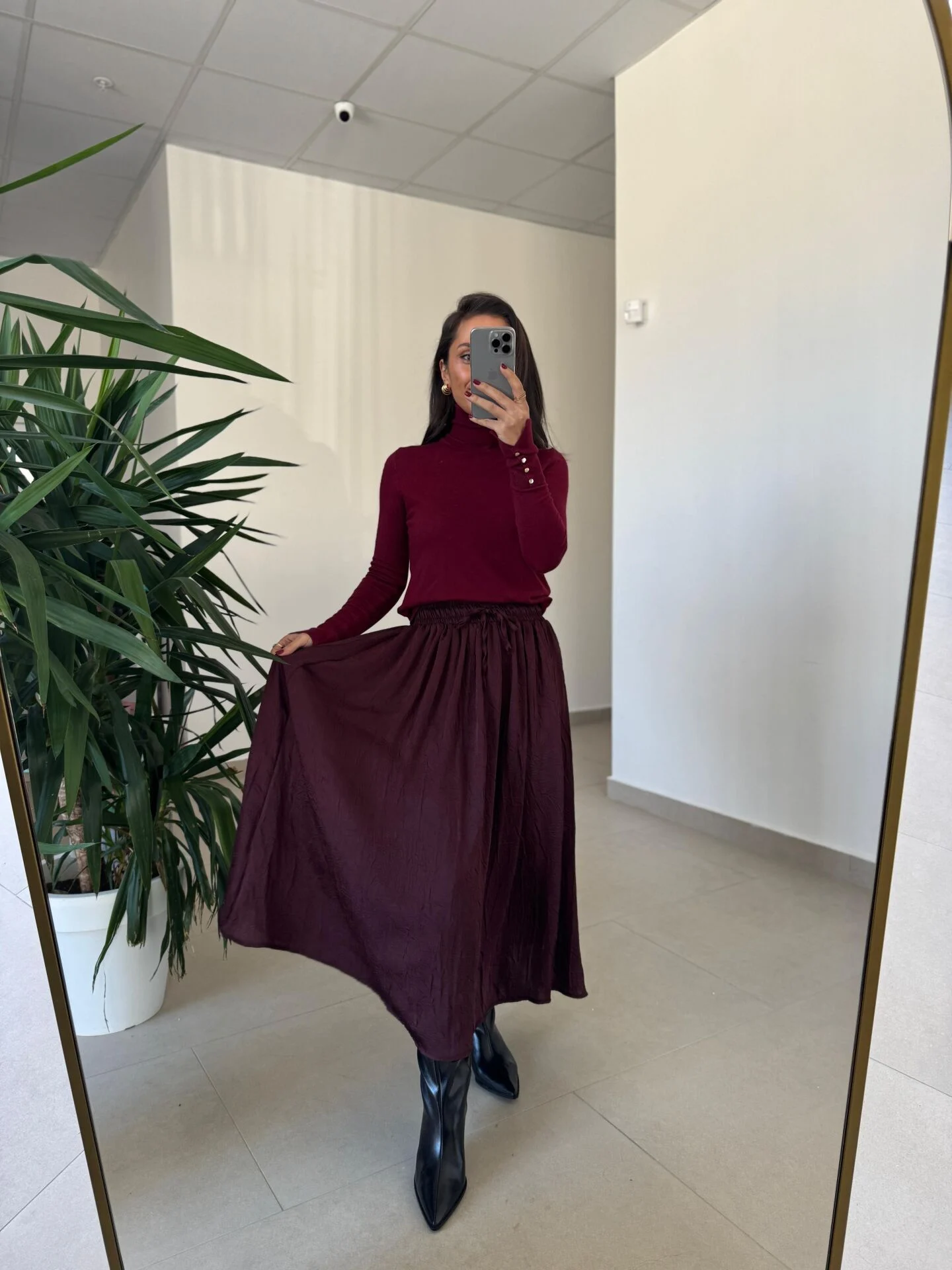 Bluza dama Maleta Tricot Fin, maneca lunga, Nasturi aurii [1]