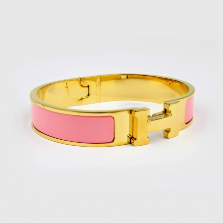 Bratari Statement - Bratara Unisex, inchidere cu Click, din otel inoxidabil placat cu aur
