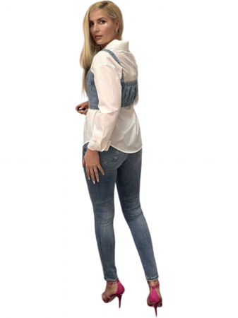 Camasa Dama cu Vestă Blug - Denim Blend [3]
