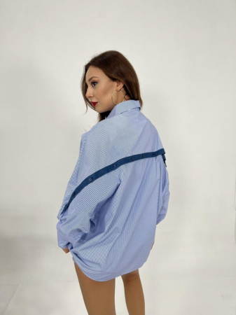Camasa Dama Oversized cu decupaj in spate - Noelle [4]