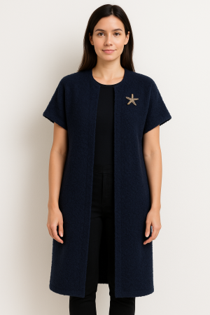Cardigan tip bolero din vascoza, marime universala [4]