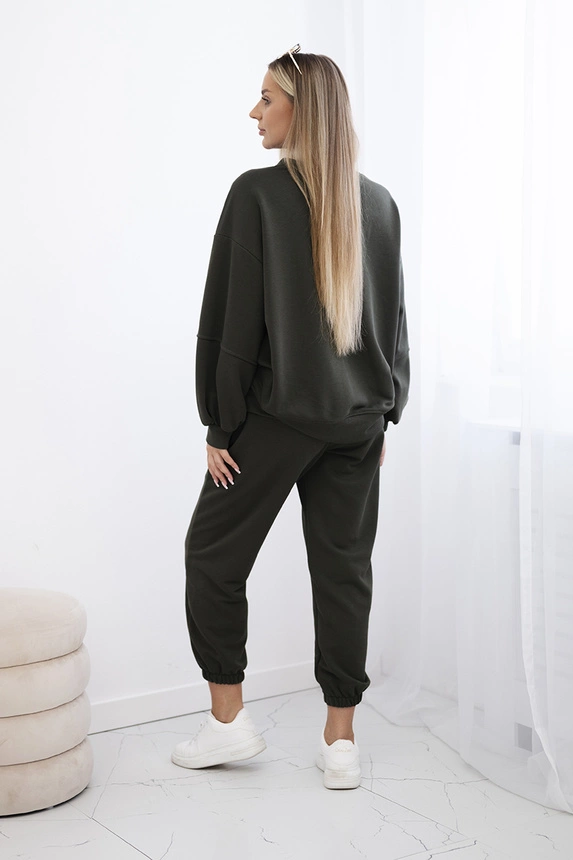 Compleu Dama 2 Piese din Bumbac Premium - Set 2 Piese Hanorac si Pantaloni [1]