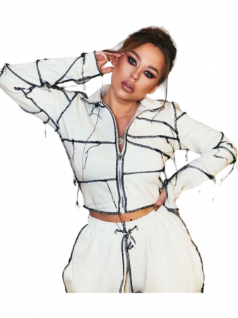 Jachete Dama - Compleu Dama Model Abstract